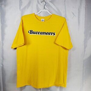 Delta Pro Weight Buccaneers Baseball Promotional Yellow T-shirt Men Sz XL